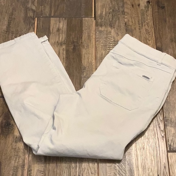 Ladies Orvis elastic waist pull on crop pants. - Picture 2 of 4